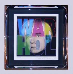 (Richard DUARDO : 2002 Portrait d’Andy Warhol. Lithographie en couleur 40x40cm.  Signé en bas à droite.)  2600 €