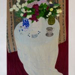 Le lilas du jardin/3 bouquets. Lithographie 87 x 109 cm – 1400 €